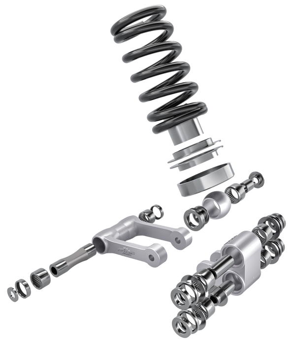 Exploded view of Factory Links Linkage Rebuild Kit components.