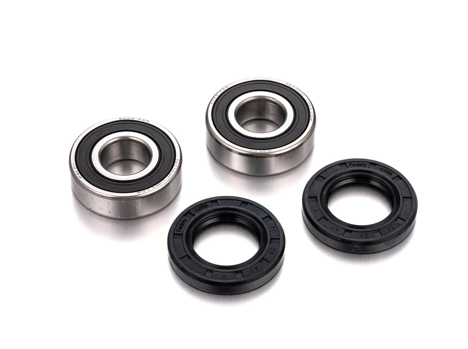 Front Wheel Bearing Kits for: APRILIA, BMW, HONDA, KAWASAKI, SUZUKI, TRIUMPH, VICTORY for exact fitment check description. [FWK-H-080]