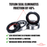 Race Series front wheel bearings showing Teflon seal with text highlighting its benefits.