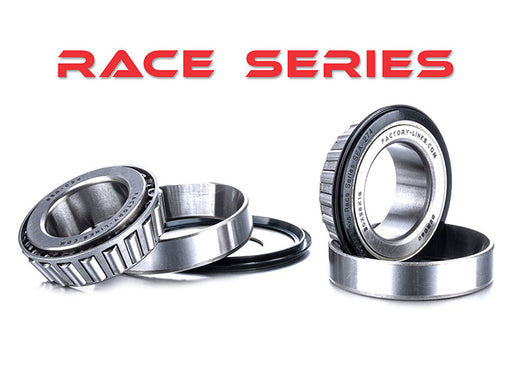 Factory Links Race Series® steering stem bearing kit for Yamaha and Fantic off-road motorcycles with sealed tapered bearings for smooth steering and durability