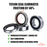 Image showing Race Series rear wheel bearing kit with red Teflon seal for GasGas, Husqvarna, and KTM motorcycles